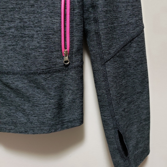 Champion Sport Running Jacket Zip Up Grey Pink Women's Size M NWOT - Picture 5 of 9